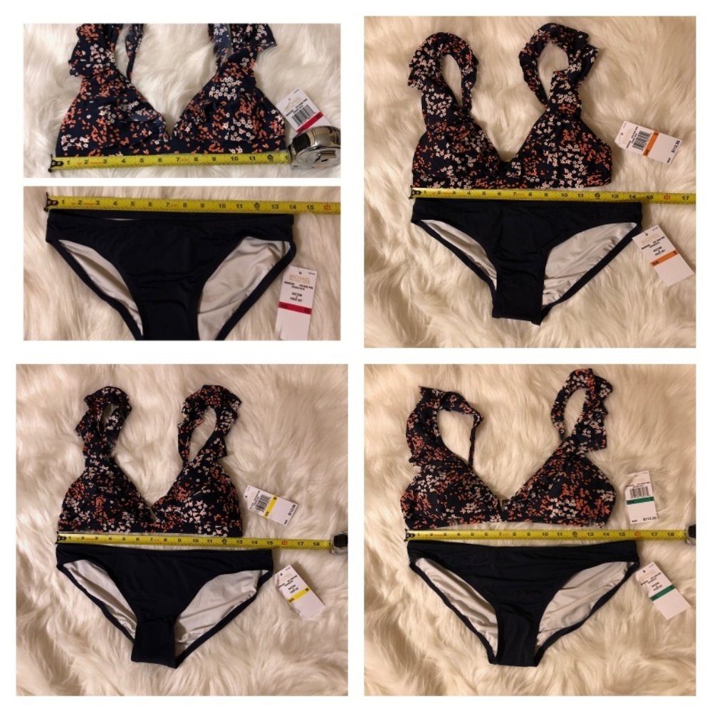 NEW Michael Kors Rose Pink Bloom Bikini Set 👙 - Picture 7 of 8